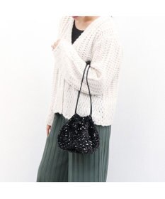 UNBILLION cachecache ベルベットスパンコールドロストバッグ