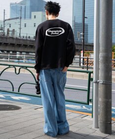 WEGO 【ユニセックス着用ITEM/裏起毛/SMLサイズ展開】リラックスフィットゲームロゴプルオーバー