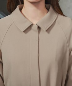 Tiaclasse ステンカラーフレアミドルコート