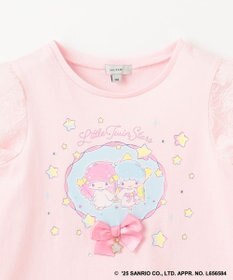 ANY KIDS 【any FAM× リトルツインスターズ 】キキ＆ララ 袖レースTシャツ