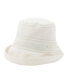 MOONBAT 【洗える】FURLA(フルラ) カラーステッチななめはぎブルトンハット