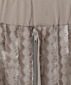 自由区 【セットアップ対応・洗える】フリンジジャガード スカート