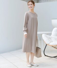 Tiaclasse コットンレースドッキングカットソーワンピース