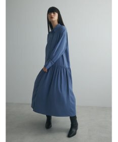 Green Parks armonia．配色シャツワンピース