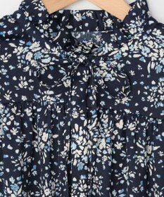 組曲 【先行予約】モザイクフラワープリント ブラウス