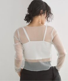 WEGO 【ANGIE VINTAGE】シャーリングラメシアートップス