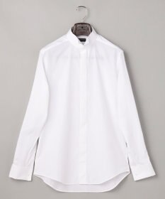 GOTAIRIKU 【WEAR BLACK】ウィングカラー比翼 ダブルカフス ドレスシャツ
