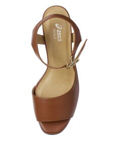 ASICS WALKING ペダラ ヒールサンダル 2E 5.0cmヒール