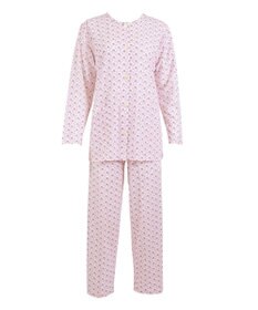 Wing 【数量限定　特別価格】 パジャマ 長袖 長ズボン 綿100% 天竺素材 やわらかな肌ざわり 前開きタイプ 丸首 EP5910 ウイング／ワコール