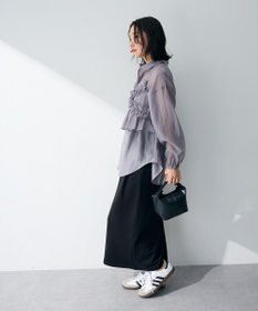 Green Parks 【WEB限定】ＳＥＴ２点フリルビスチェ＋シャツチュニックⅡ