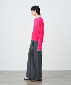 ATON RECYCLED FRESCA COTTON | クルーネック セーター