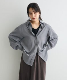 CRAFT STANDARD BOUTIQUE オーバーサイズサテンシャツ