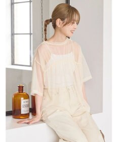 AMERICAN HOLIC チュールオーバーサイズＴシャツ