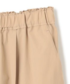BEIGE， 【接触冷感/UVカット/洗える】YANN / ウエストゴムハーフタックパンツ