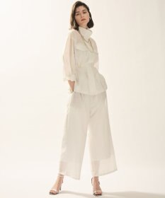 uncrave シアーオーガンジー ミリタリーブルゾン