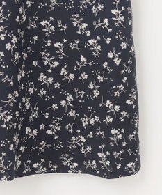 J.PRESS LADIES L 【洗える】 スパンローンフラワー フレアー スカート