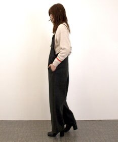 J.PRESS YORK STREET 【WOMEN】ウールライクジャージー オーバーオール