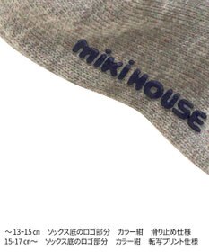 MIKI HOUSE HOT BISCUITS 【ミキハウス】【11-21cm】 アーガイル柄ソックス