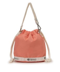 LeSportsac DRAWSTRING BUCKET CHARM/コーラルパンチ/メレンゲ