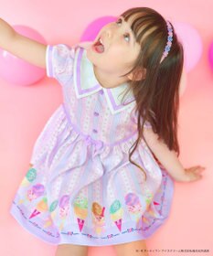 ANY KIDS 【any FAM×サーティワン アイスクリーム】ストライプ ワンピース