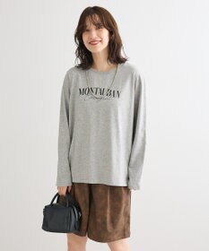 Green Parks キレイ目ロゴ長袖Ｔシャツ