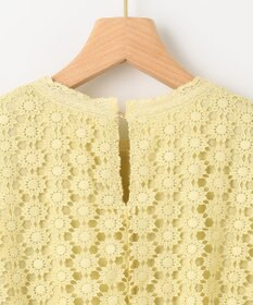 組曲 【洗える】フラワーレース ブラウス