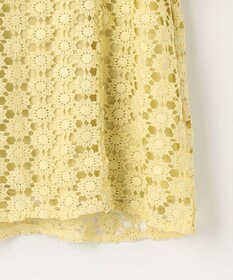 組曲 【洗える】フラワーレース ブラウス