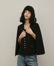 GRACE CONTINENTAL トリアセケープスリーブジャケット