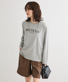 Green Parks キレイ目ロゴ長袖Ｔシャツ