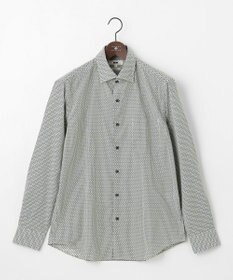 JOSEPH ABBOUD 【キングサイズ・オーガニックコットン使用】コットンプリント シャツ