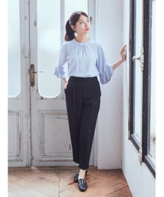 earth music&ecology ラッフル７分袖ブラウス