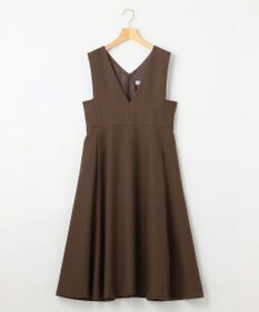 組曲 ウールライクスポンディッシュ ジャンパースカート