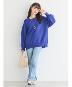 AMERICAN HOLIC バイパチ袖ボリュームニットプルオーバー　