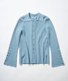 組曲 L 【WEB限定】ミニブークレー襟付きニットポロ