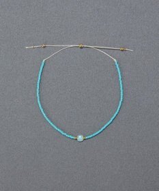 Phoebe ストーンコードブレスレット　ブルー/天然石