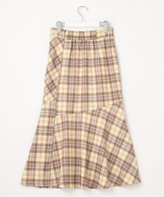 Feroux 【洗える】チェックマーメイド スカート