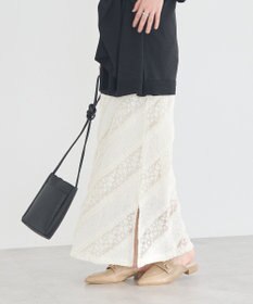 earth music&ecology 総レースナロースカート