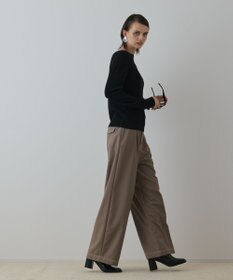 GRACE CONTINENTAL タックカーブパンツ