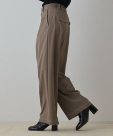 GRACE CONTINENTAL タックカーブパンツ