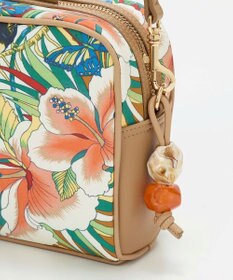 TOPKAPI 【TREASURE TOPKAPI】マイルドサテン スカーフ柄 ショルダーバッグ