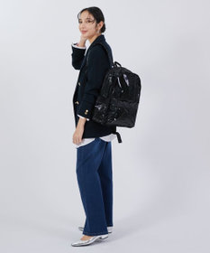 LeSportsac ROUTE BACKPACK/ブラックシャイン