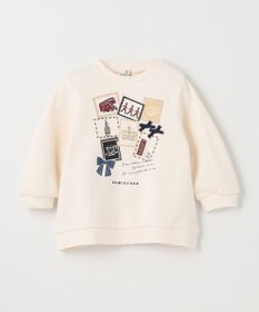 組曲 KIDS 【80-100cm】ロンドンスタンプ トレーナー