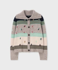 Paul Smith タッセルジャカード カーディガン