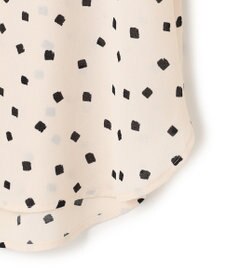 TOCCA PROMISE RIBBON ROSETTE ドット柄ブラウス