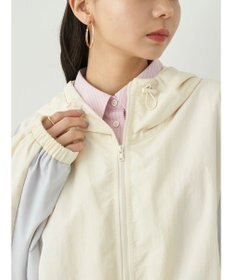 earth music&ecology コクーンギャザー切替ブルゾン