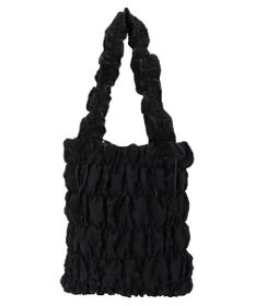 Green Parks ・ＱＵＯＮギャザーキルティングリボントートバッグ