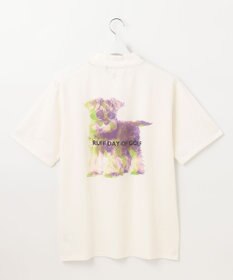 PW CIRCULUS 【MEN】アニマル フォト モックネック シャツ