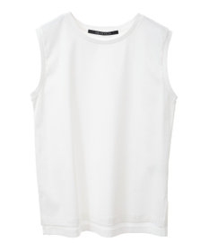 YECCA VECCA コットンスムースノースリーブトップス