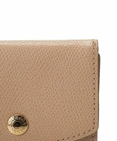 TOPKAPI 【TOPKAPI】角シボ型押し・ラウンドフラップ  三つ折り 財布 COLORATO コロラート