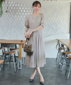 Tiaclasse 【新色追加】シフォンワンピース